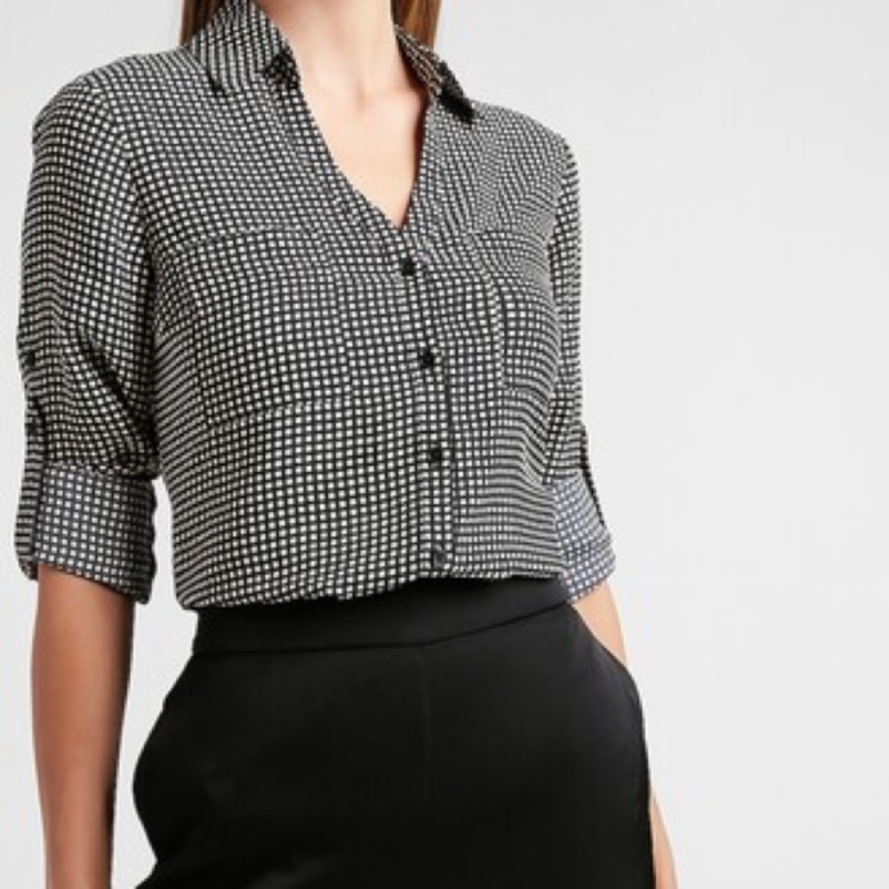 NWT Striped Button Down